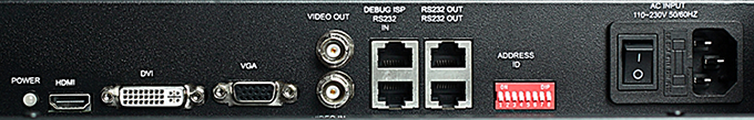 LCD панель Prestel VWP-552S18 панель разъемов