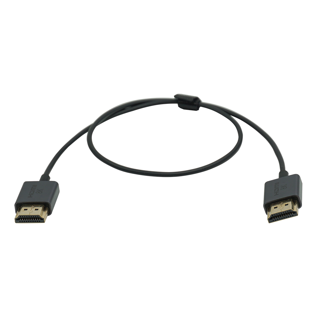 Кабель тонкий, HDMI 2.1, 0.5 м, Lideo CHDS21-005