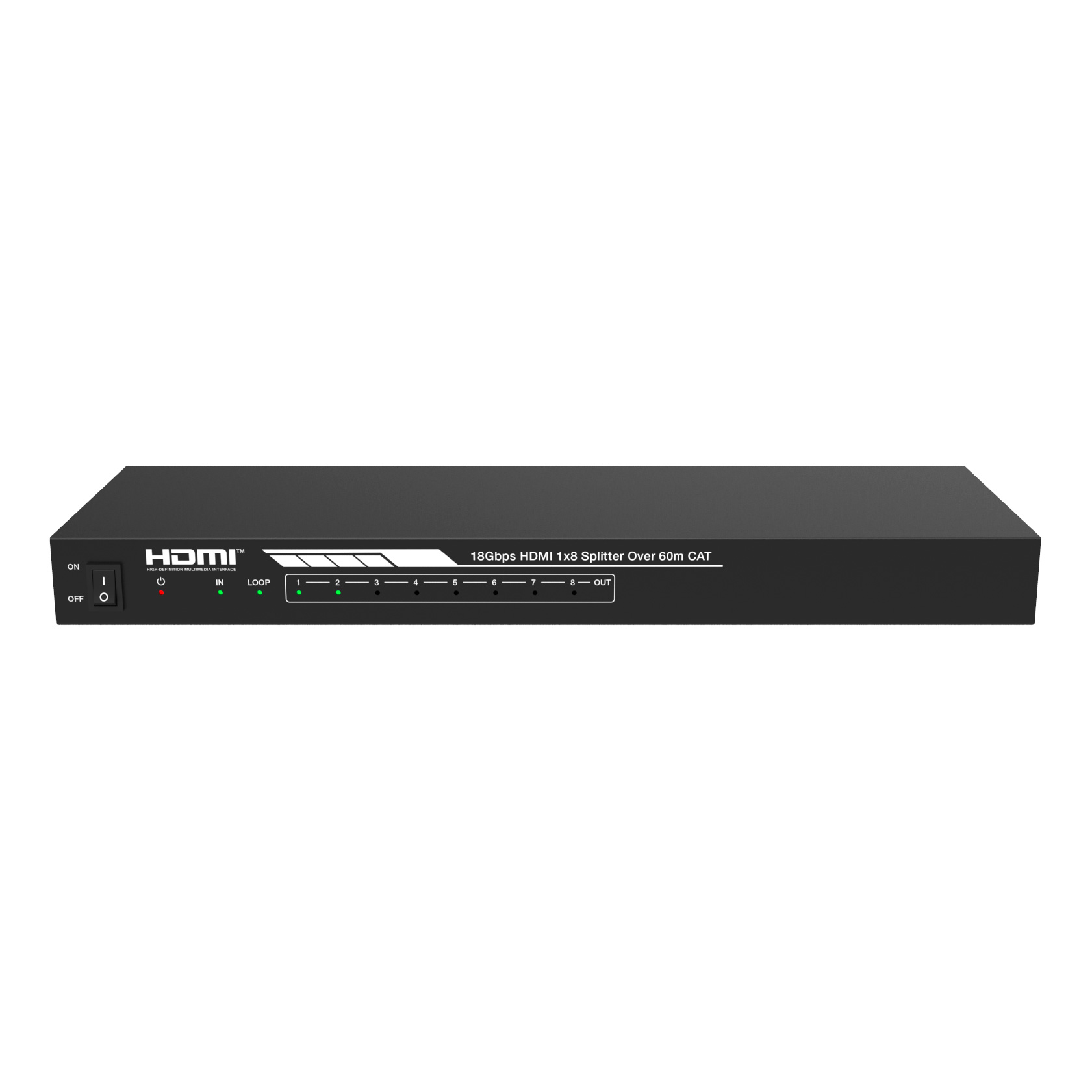 Набор из (1) сплиттера HDMI 2.0 1:8 HDBT и (8) приемников, Prestel SP-H2-18T60: купить в Москве