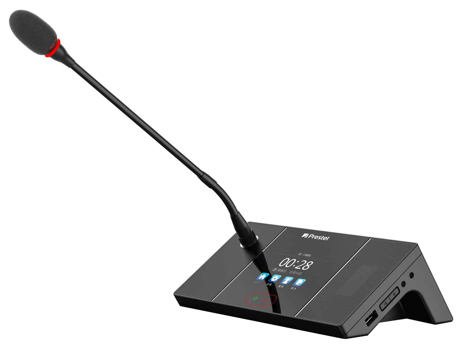 Настольный пульт председателя с электронной именной табличкой Prestel DCS-NPU1C