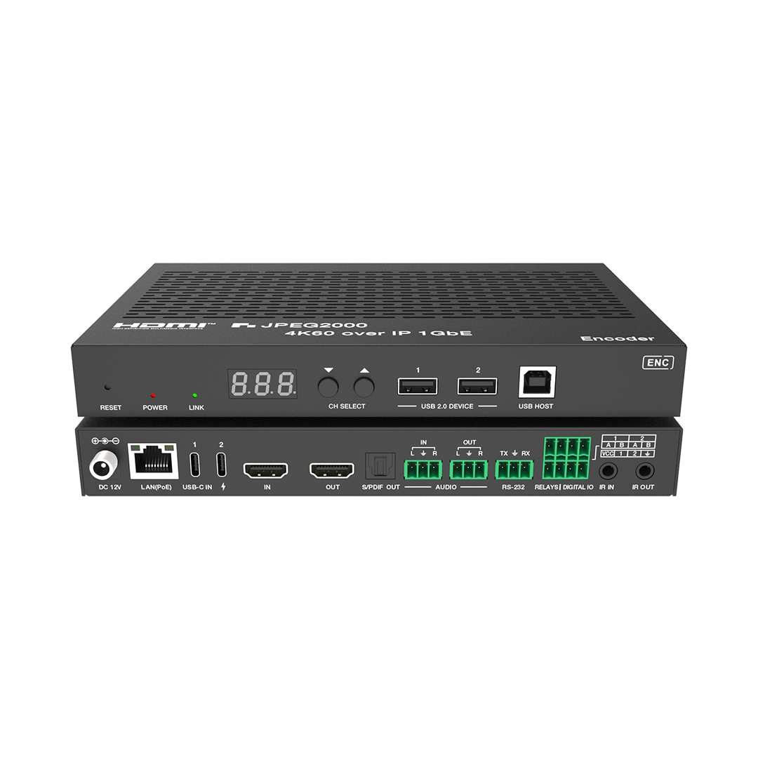 Передатчик TX-HDMI 4K60 с Type-C и аудио по IP Prestel IPN-4KJ2000PTX-HС