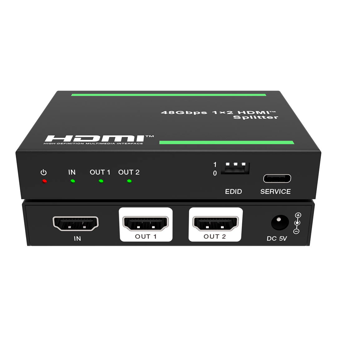 Сплиттер 1x2 HDMI 2.1, HDCP 2.3, Lideo SP-8K12