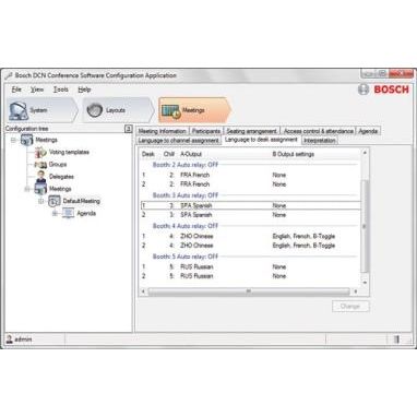 ПО конференц системы - модуль синхронного перевода Bosch DCN-SWSI-E