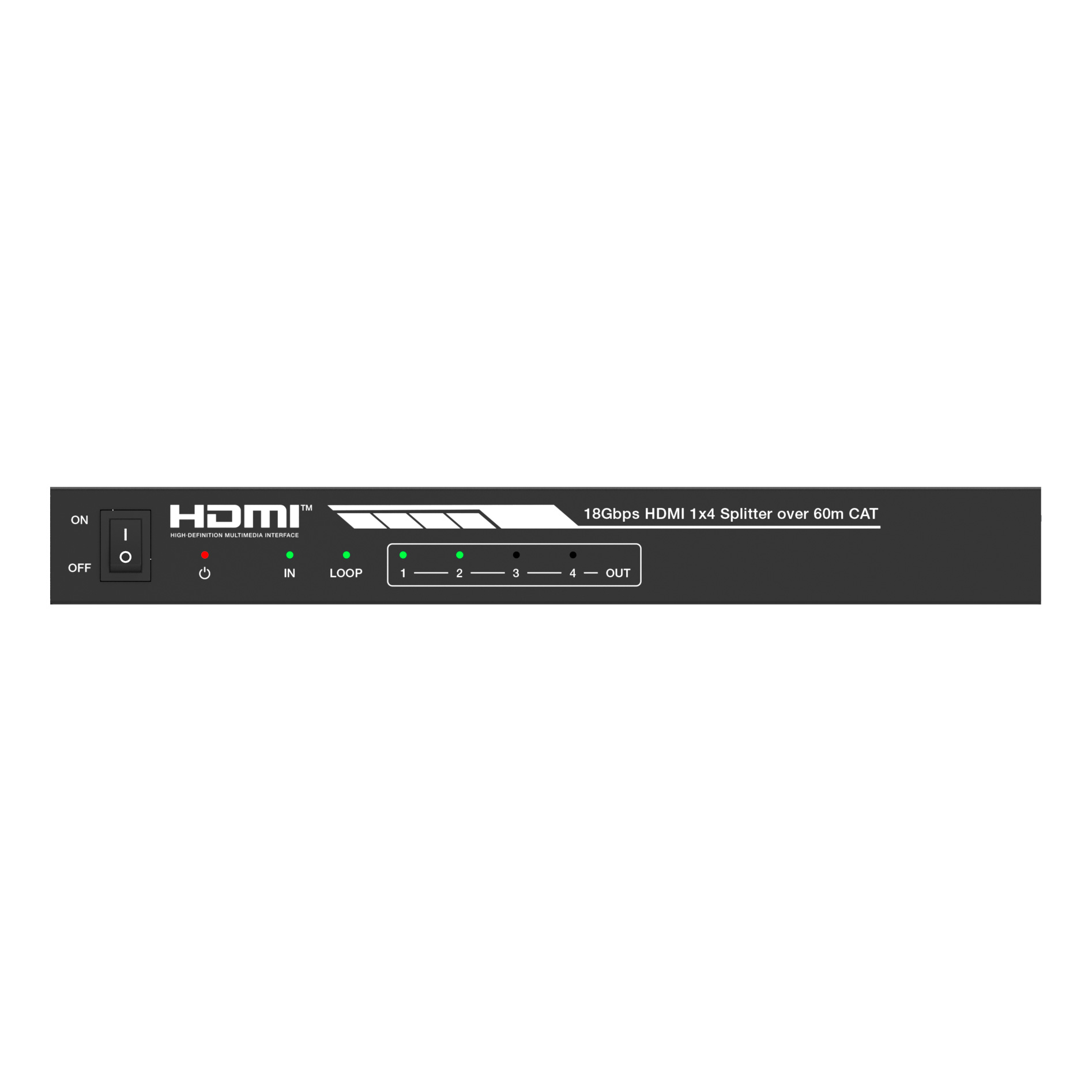 Набор из (1) сплиттера HDMI 2.0 1:4 HDBT и (4) приемников, Prestel SP-H2-14T60: купить в Москве