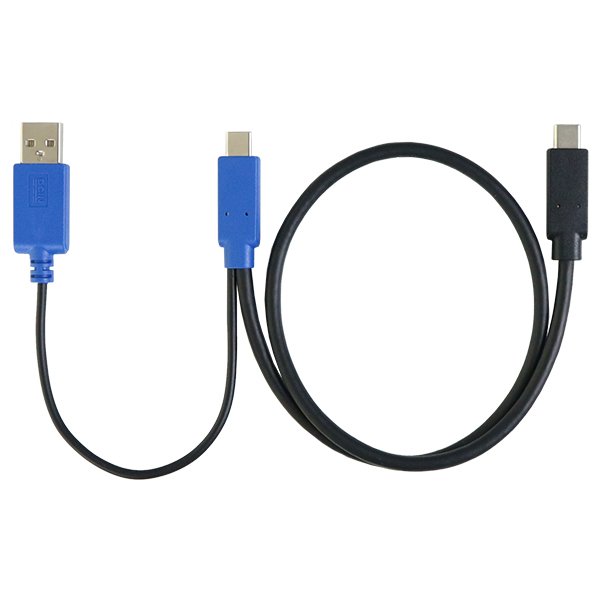 USB Type-C для видео и Y-образный кабель независимого питания (0.5 м)