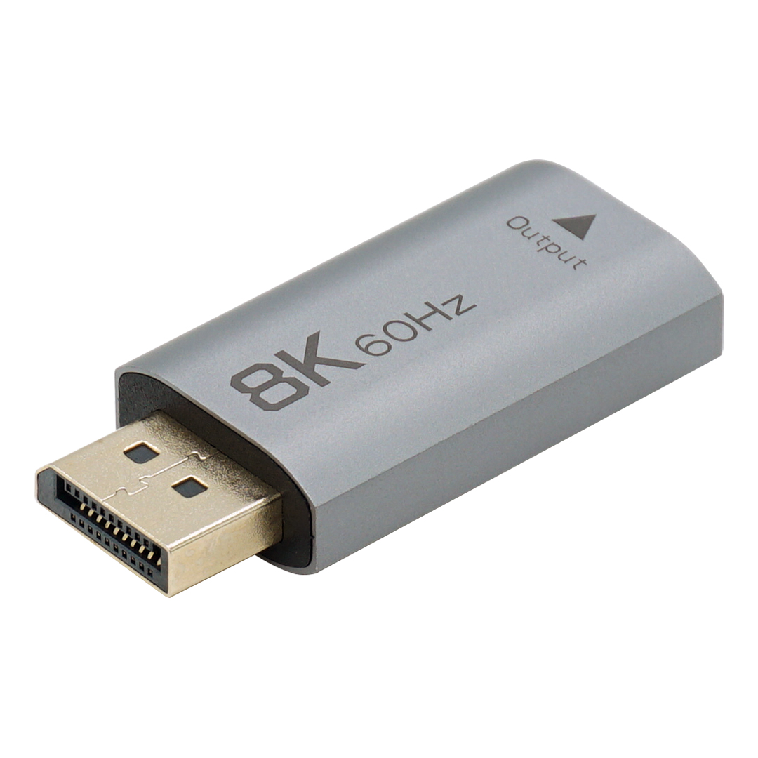 Адаптер DisplayPort 2.0 (male) - HDMI 2.1 (female), Lideo A-DP20HD21