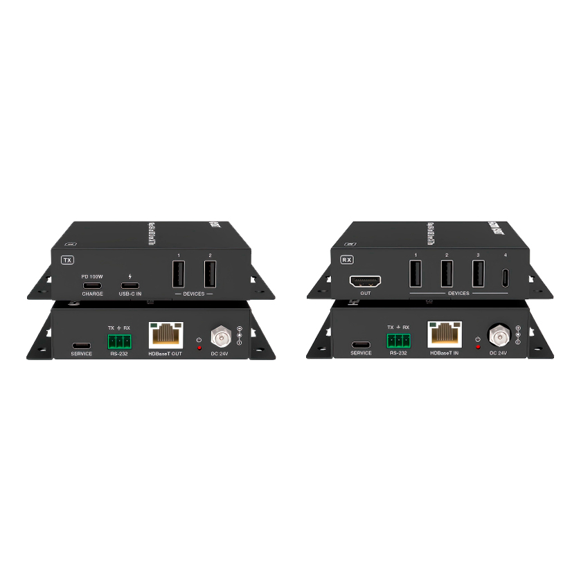 Комплект передачи USB по HDBaseT 3.0 до 70м, с входом USB-C, выходом HDMI и USB 2.0 Prestel ETP-XUSBCHU