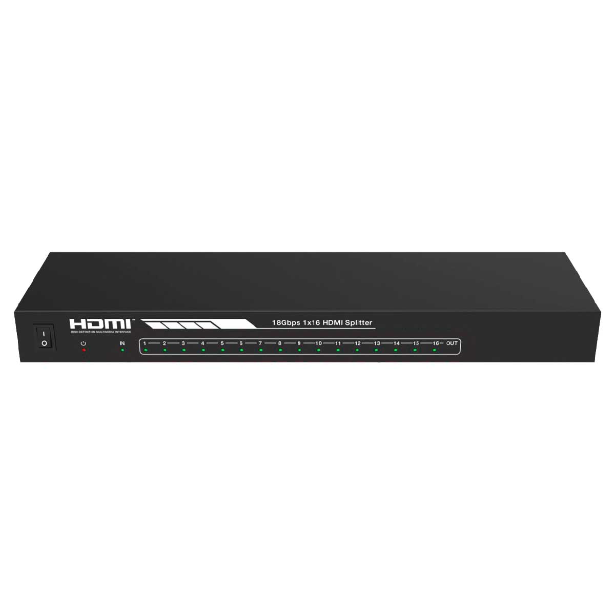 Сплиттер HDMI 1 в 16, для MW-A55-B1-C, Uniview VD0116-UH@US: купить в Москве