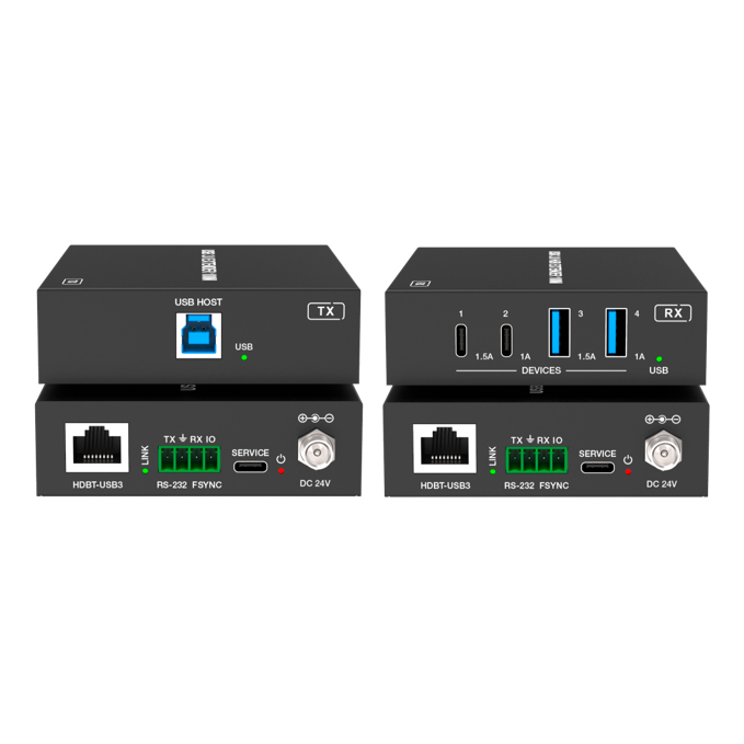 Комплект передачи USB 3.2 по витой паре, до 100м, Prestel ETP-XUSB3AC