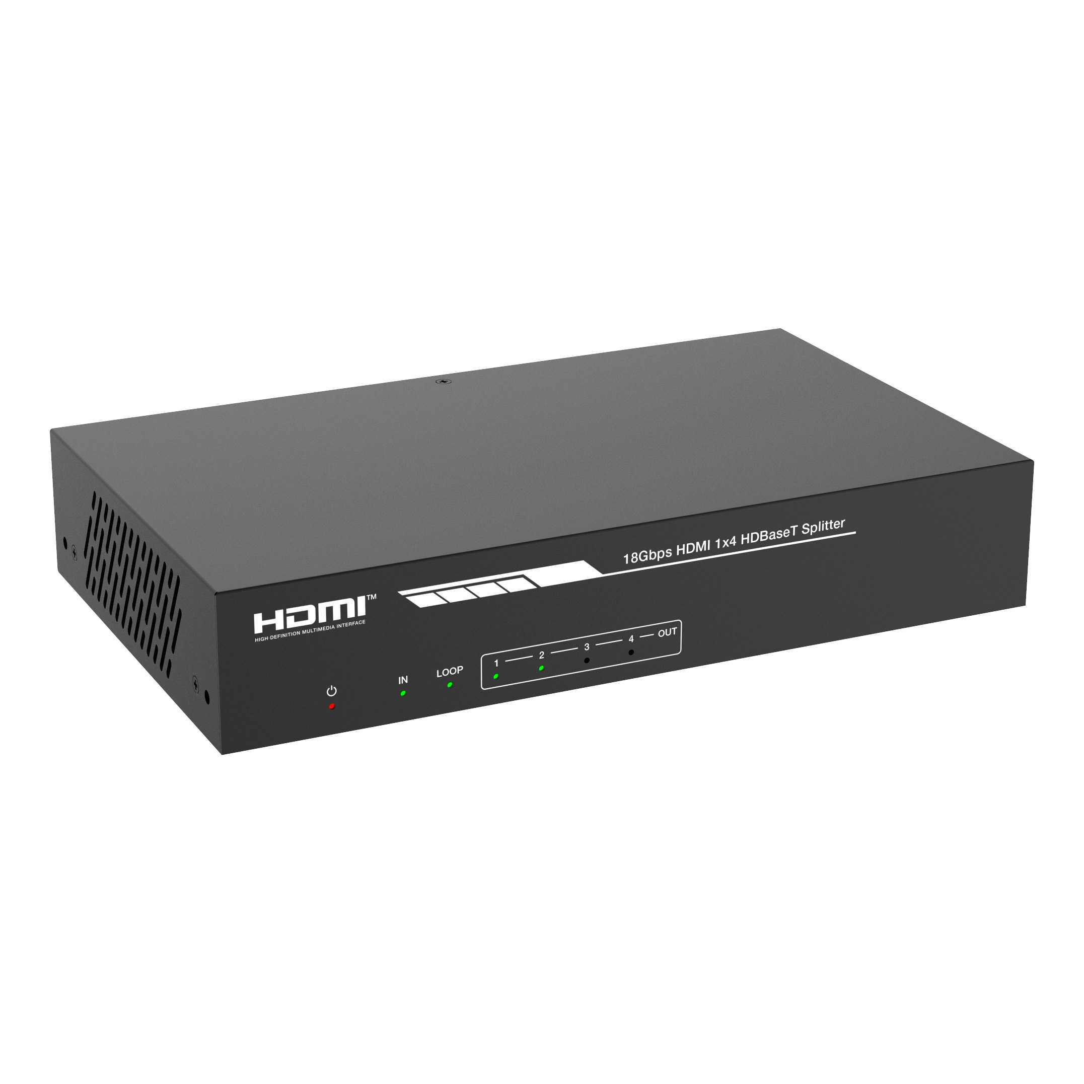 Набор из (1) сплиттера HDMI 2.0 1:4 HDBaseT и (4) приемников, Prestel SP-H2-14T150: купить в Москве