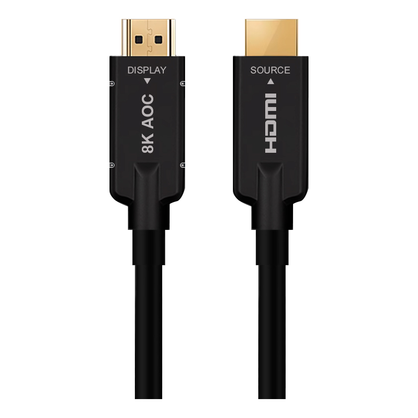 Кабель армированный гибридный оптический HDMI 2.1, 8K, 50 м. Prestel HH21-MM050A