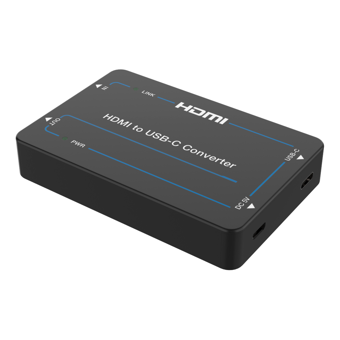 Конвертер HDMI 2.0b в USB-C, с проходным выходом HDMI, Prestel GR-4KHC