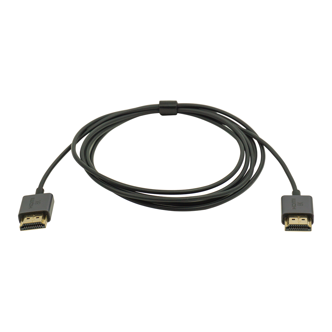 Кабель тонкий, HDMI 2.1, 2 м, Lideo CHDS21-020