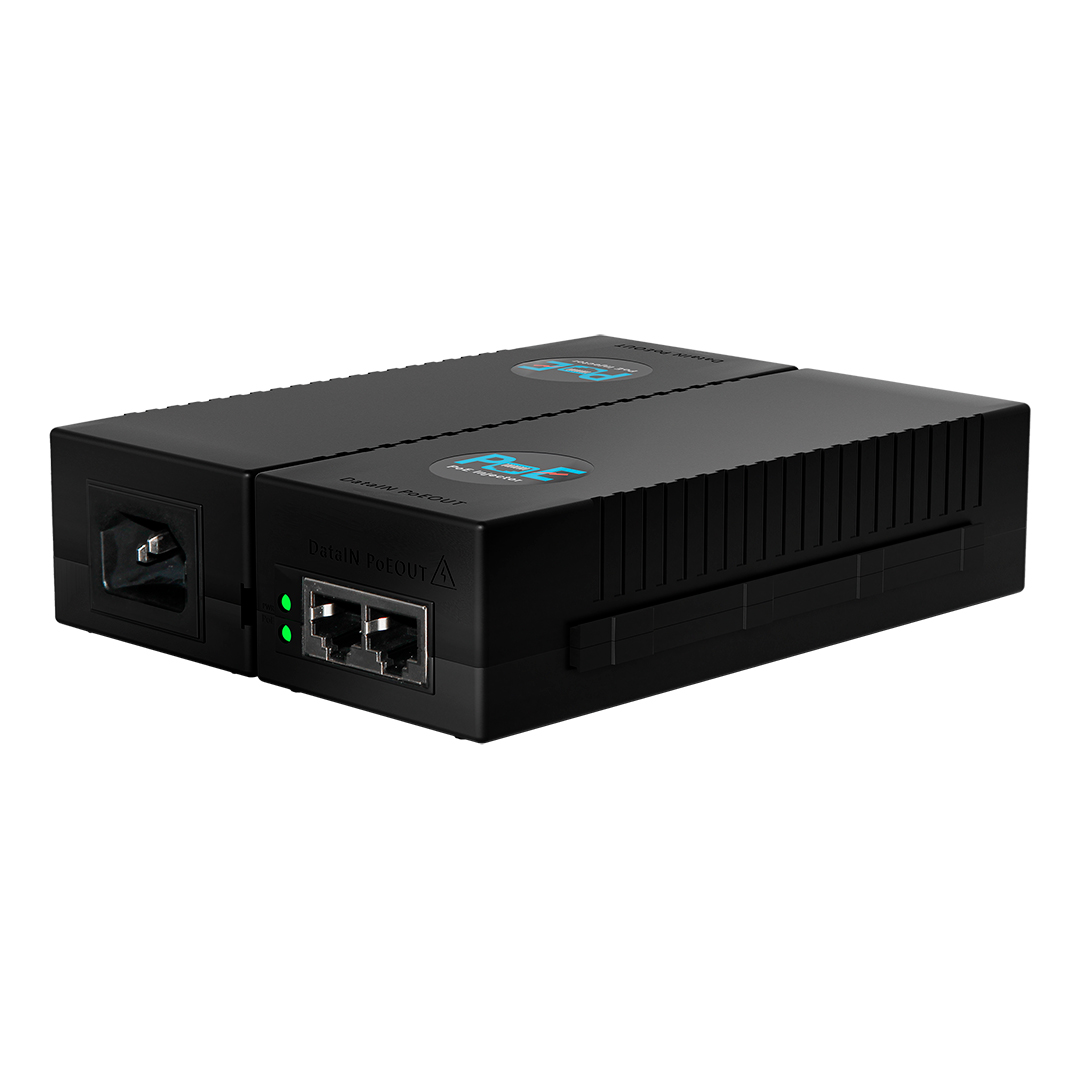 Однопортовый гигабитный инжектор PoE высокой мощности 60 Вт, Prestel NPI-1C1-60P-1C1