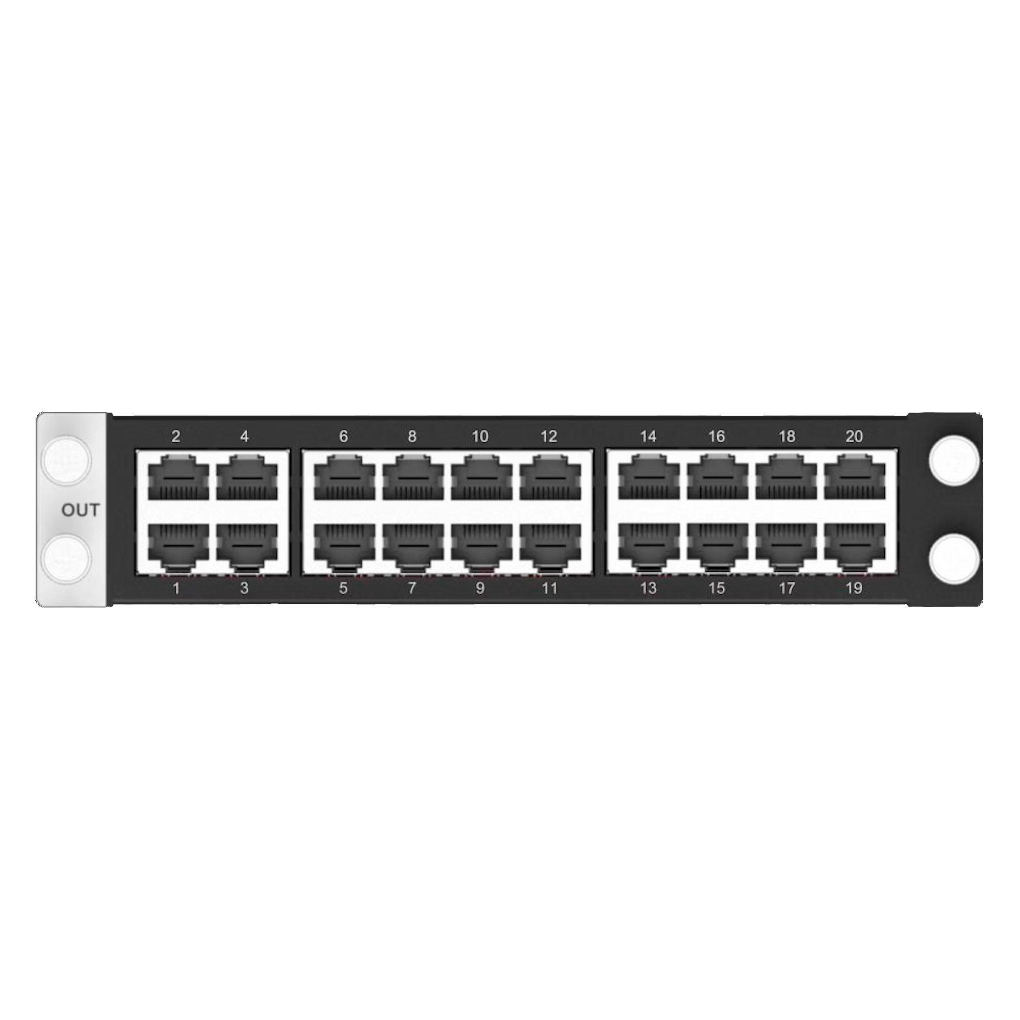 Плата выходов RJ45 х20 для контроллеров NovaStar серии H