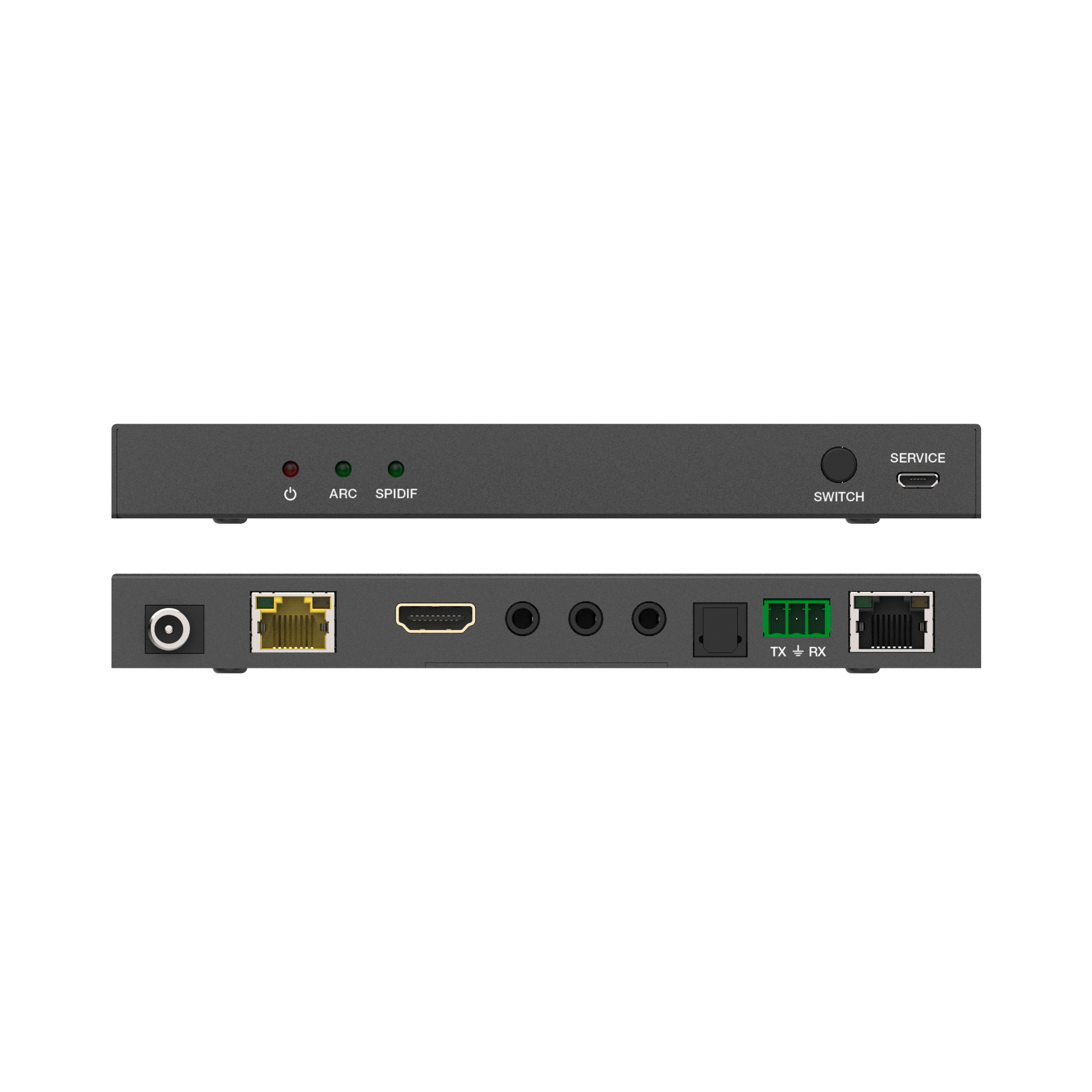 Передатчик и приемник сигнала HDMI по HDBaseT Prestel EHD-4K100L