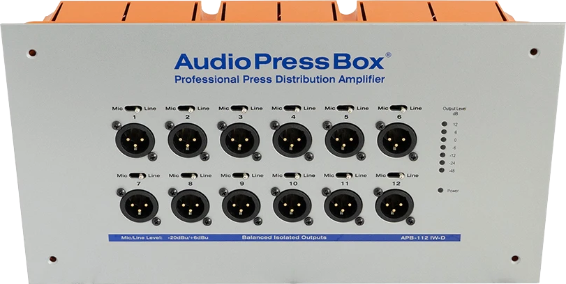 Профессиональный блок вывода звука AudioPressBox APB-112 IW-D