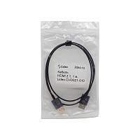 Кабель тонкий, HDMI 2.1, 1 м, Lideo CHDS21-010: купить в Москве