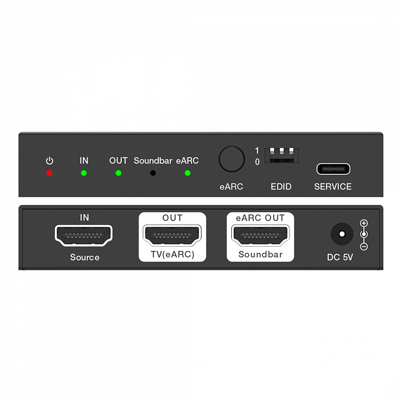 Сплиттер 1x2 HDMI 2.1, HDCP 2.3, Lideo SP12SA2-8K: купить в Москве
