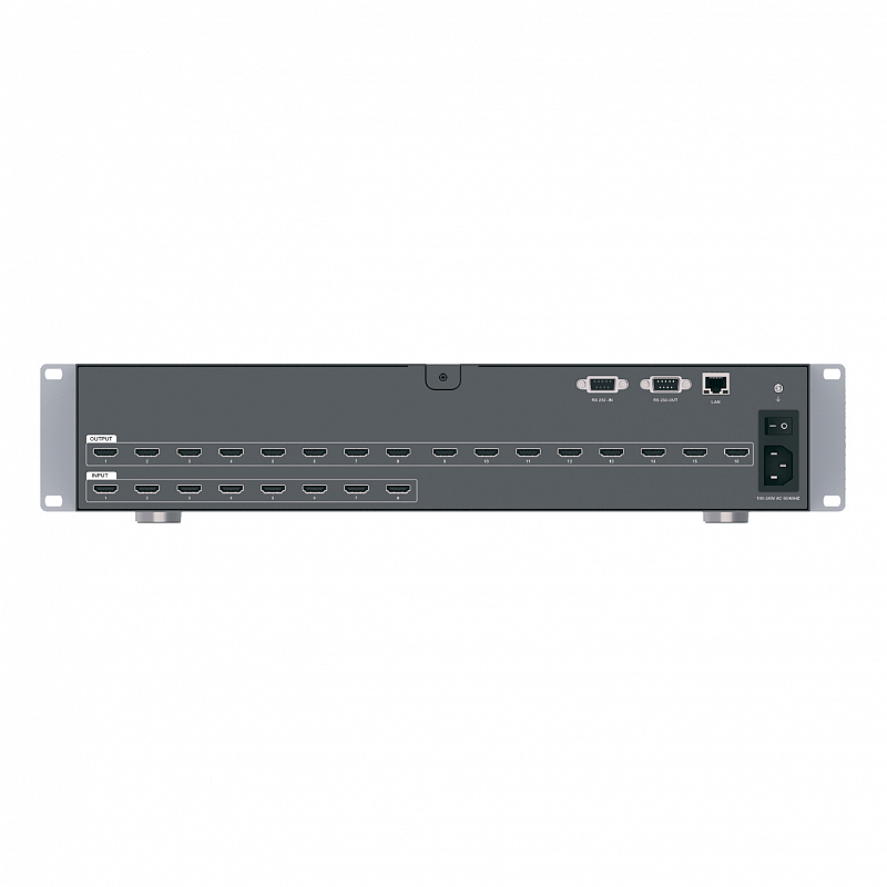 Контроллер видеостены, видеовходы HDMI, 8x16, оверлей, Prestel VWC-L2H0816: купить в Москве