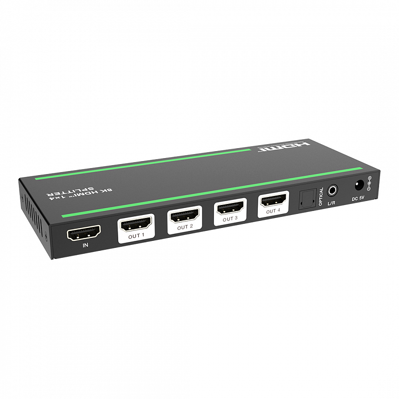 Сплиттер 1x4 HDMI 2.1, HDCP 2.3, Lideo SP14A2-8K: купить в Москве