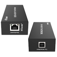 2-Канальный USB аудиокодер и декодер Dante с POE, Prestel ADP-2U: купить в Москве