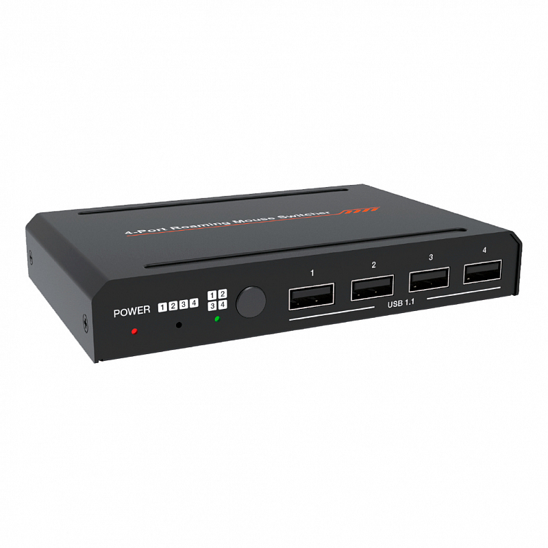 Бесшовный переключатель USB, 4x1, хаб 4 USB-A, Prestel SWU-41RM: купить в Москве