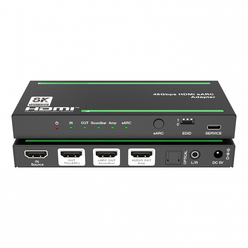 Сплиттер 1x3 HDMI 2.1, HDCP 2.3, Lideo SP13A2-8K: купить в Москве