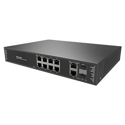 PoE-коммутатор Prestel NS1-8C1-250P-2C1-2F1