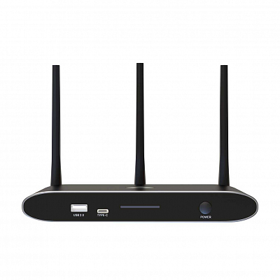 Беспроводная презентационная система, Dual 1G LAN, USB 2.0, USB 3.0, Type-C, вход и выход HDMI 4K, Prestel BYOD-1
