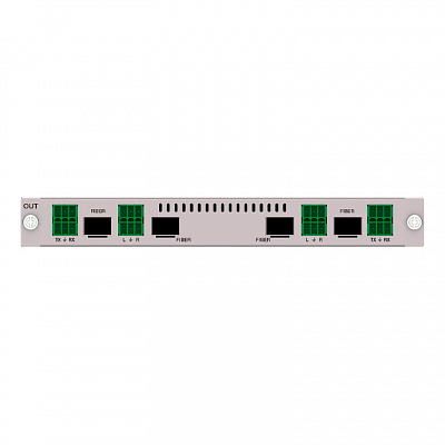 4-канальная плата выходов FIBER 4K, Prestel OC-4K4FIBER