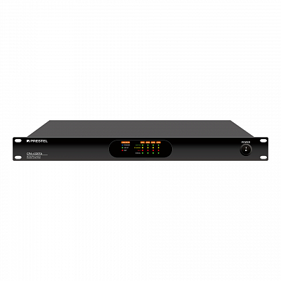 Усилитель мощности, 4x120 Вт, 4-16 Ом, 100 В, DSP, AES67, Prestel CPA-4120TA