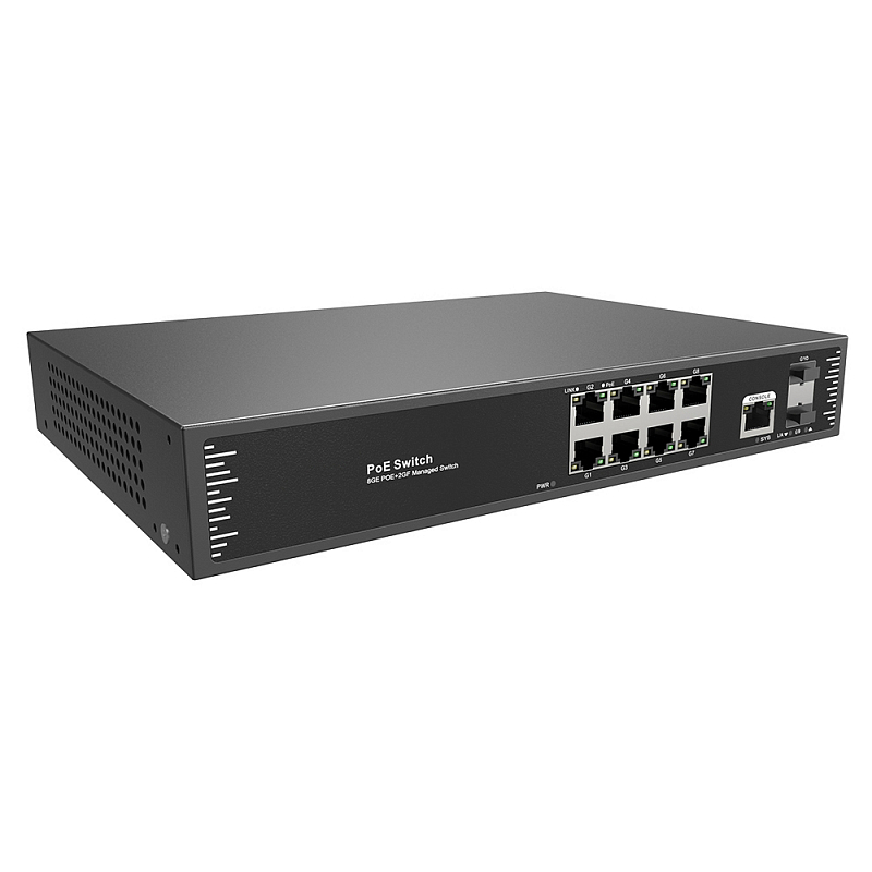 PoE L2+ коммутатор Prestel NS2-8C1-250P-2F1: купить в Москве
