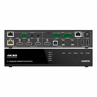 Набор из презентационного коммутатора 5x1 4K60 и приемника HDBaseT 3.0, Prestel SWHC-PU4K51MVS: купить в Москве