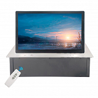 Моторизованный ЖК-монитор, подъем с отклонением вперед до 90°, IPS, черный, Prestel MP-22: купить в Москве