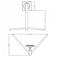 Настольная подставка под монитор VESA 100x100 Uniview HB-5032-H: купить в Москве