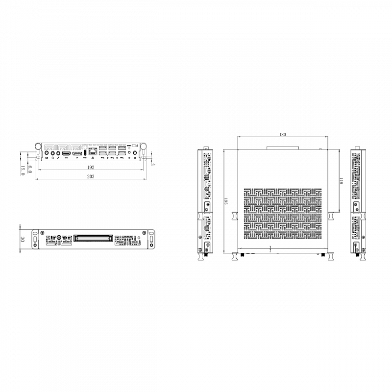Встраиваемый модульный компьютер OPS Prestel OPS-A07i716512: купить в Москве