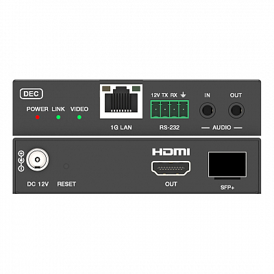 Приемник сигналов HDMI 4K по IP 10G с обработкой видеостены Prestel IPN-4KSDVOE-DECP