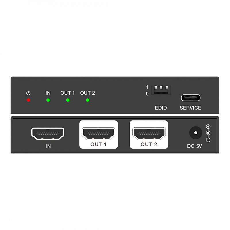 Сплиттер 1x2 HDMI 2.1, HDCP 2.3, Lideo SP-8K12: купить в Москве