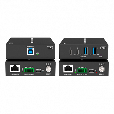 Комплект передачи USB 3.2 по витой паре, до 100м, Prestel ETP-XUSB3AC