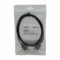 Кабель тонкий, HDMI 2.1, 2 м, Lideo CHDS21-020: купить в Москве