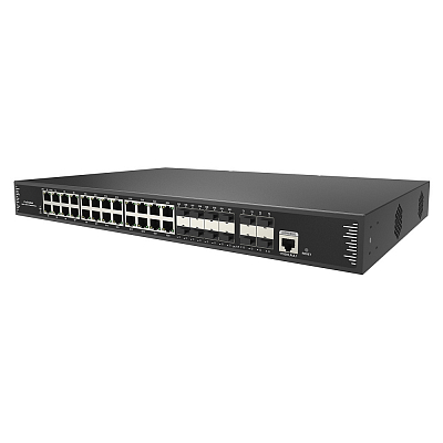 PoE L3 коммутатор Prestel NS3-24C1-8F1-600P-4F10
