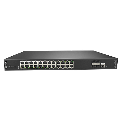 PoE L2+ коммутатор Prestel NS2-24C1-600P-4F10