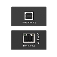 2-Канальный USB аудиокодер и декодер Dante с POE, Prestel ADP-2U: купить в Москве