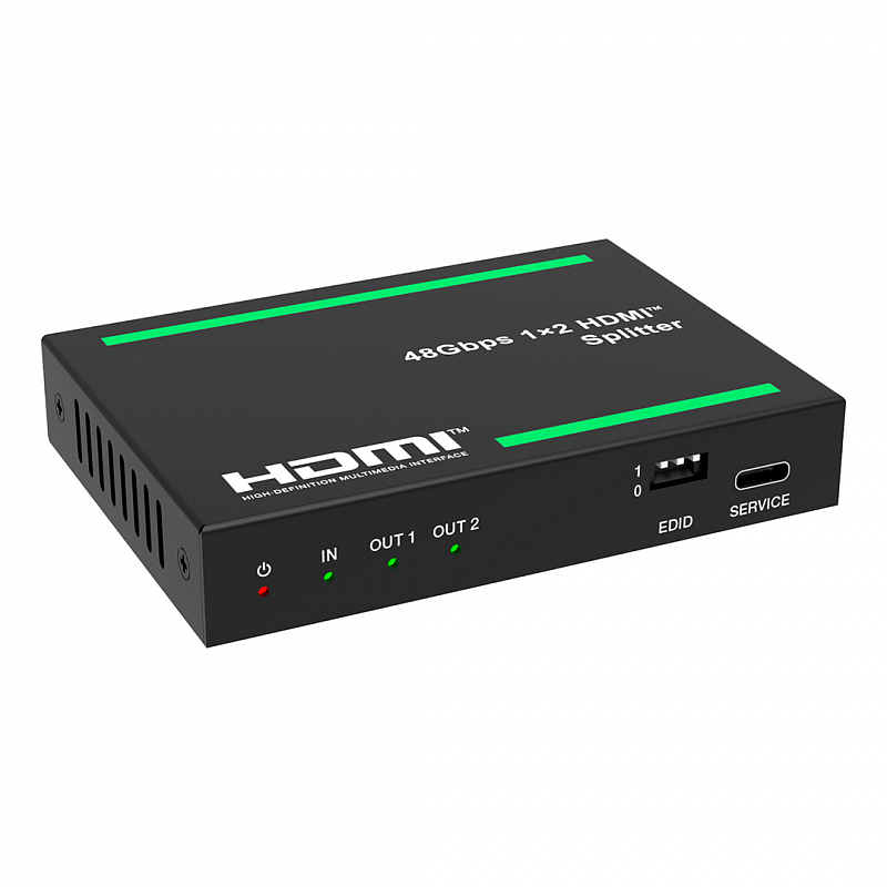 Сплиттер 1x2 HDMI 2.1, HDCP 2.3, Lideo SP-8K12: купить в Москве