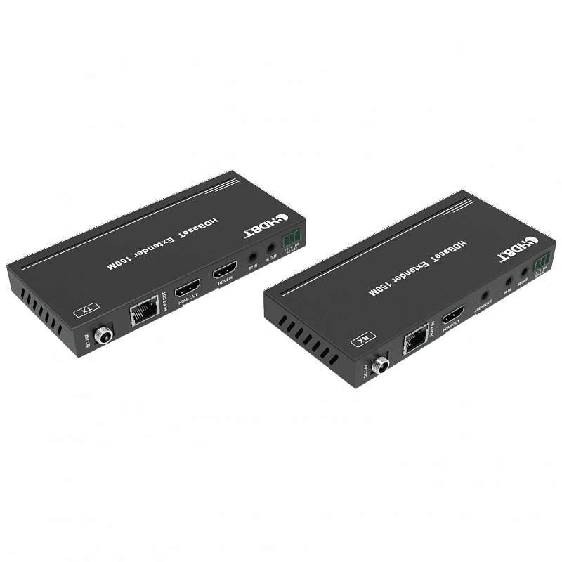 Передатчик и приемник сигнала HDMI по HDBaseT Prestel EHD-4K100: купить в Москве