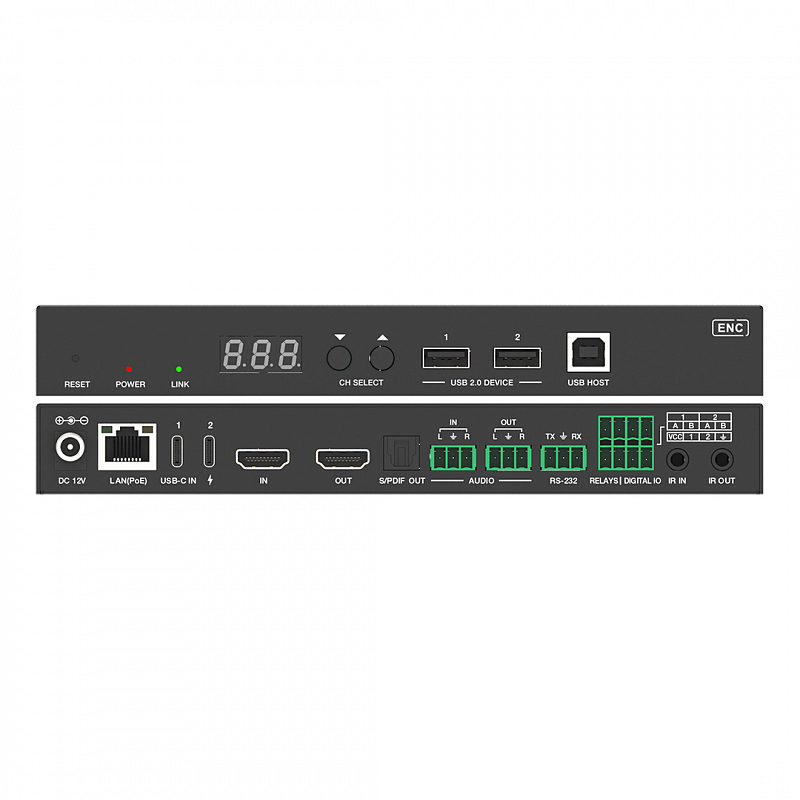 Передатчик TX-HDMI 4K60 с Type-C и аудио по IP Prestel IPN-4KJ2000PTX-HС: купить в Москве