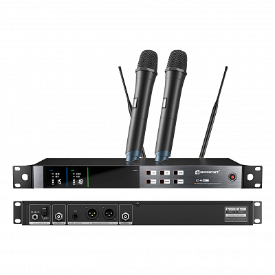 Приемник 2-х канальный, true diversity, независимые выходы XLR3, Relacart EZ.Mi2