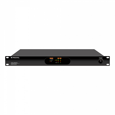 Усилитель мощности, 2x500 Вт, 4-16 Ом, 100 В, DSP, AES67, Prestel CPA-2500TA
