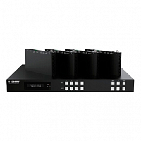 Набор из матричного коммутатора HDMI 4х4 и приемников HDBaseT, Prestel MHT-44R150: купить в Москве